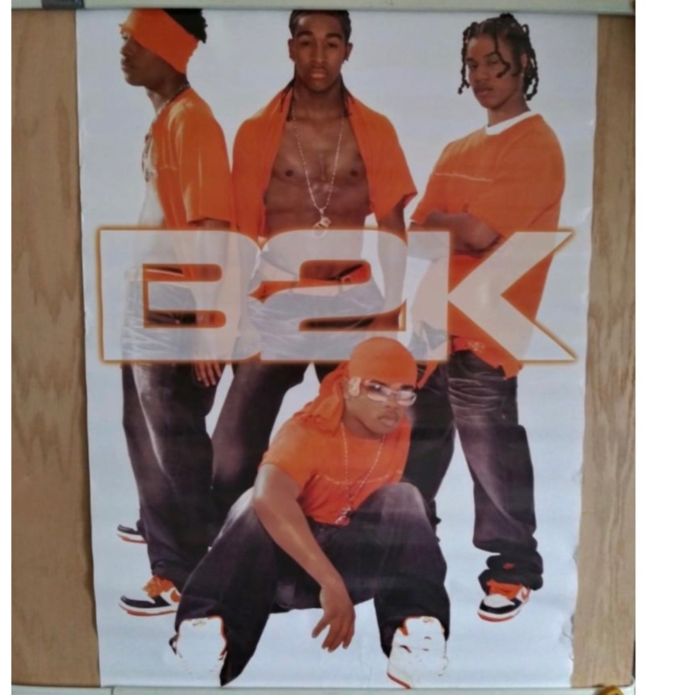 B2K - 2002 Scorpio Poster #B018 R&B Boy Band   Promo 🎤 Omarion Raz-B Lil' Fuzz
